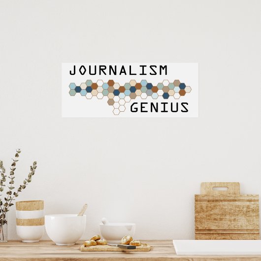 Poster Génie du journalisme (Cuisine)