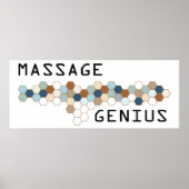 Poster Génie du massage (Devant)