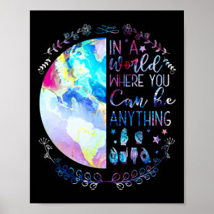 Poster Genre Alphabet Asl Langue des Signes Américaine So