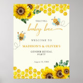 Poster Genre Reveal Party Qu'est-ce que Baby Bee accueill (Devant)