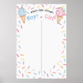 Poster Genre Révéler la crème glacée Ce que votent les éc (Devant)