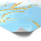 Poster Genre révéler signe d'accueil oh bébé rose bleu (Coin)