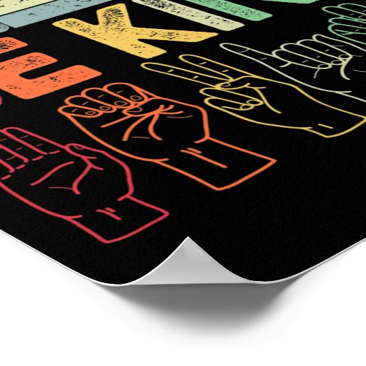 Poster Genre Sensibilisation sur l'autisme Asl Maman Ense (Coin)