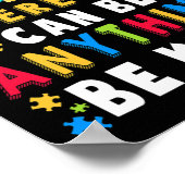 Poster Genre Sensibilisation sur l'autisme Asl Maman Ense (Coin)