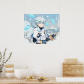 Poster Genshin Impact Chongyun Anniversaire Officiel Arri (Cuisine)