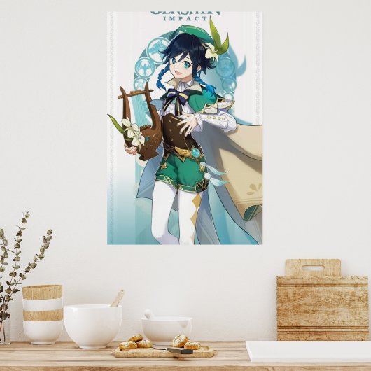 Poster Genshin Impact Venti (Cuisine)