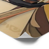 Poster Genshin Impact Zhongli (Coin)