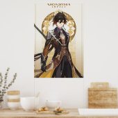 Poster Genshin Impact Zhongli (Cuisine)