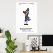 Poster Gentien (Bureau à domicile)