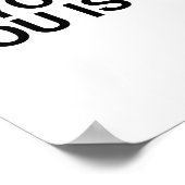 Poster Gentil. Intelligent. Important. ,l'aide,aide,genti (Coin)