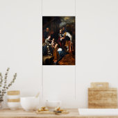 Poster Gentileschi - Adoration des mages (Cuisine)
