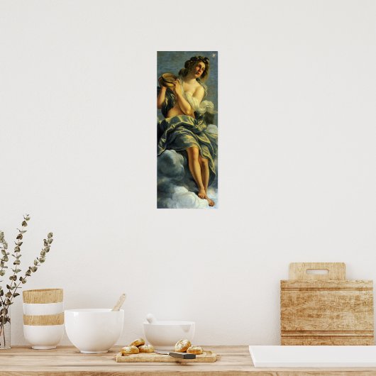 Poster Gentileschi - Allégorie De L'Inclination (Cuisine)