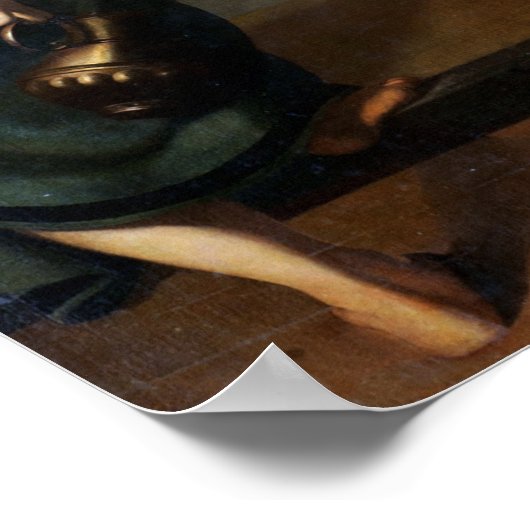 Poster Gentileschi - Bathsheba À Son Bain 1645 (Coin)