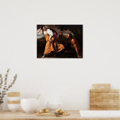 Poster Gentileschi - Corsica And The Satyr (Cuisine)