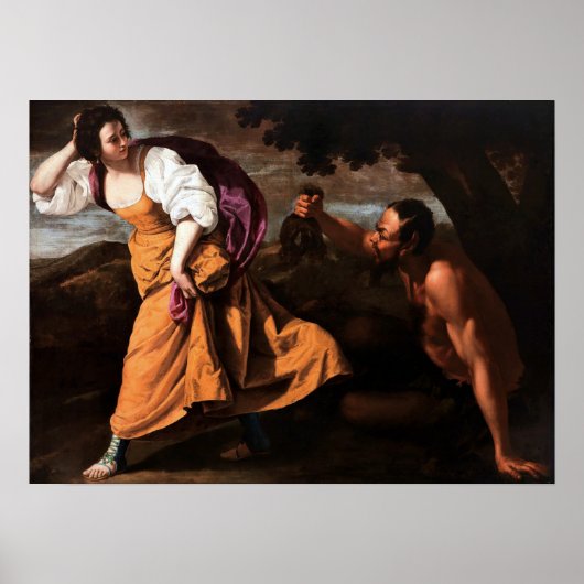 Poster Gentileschi - Corsica And The Satyr (Devant)