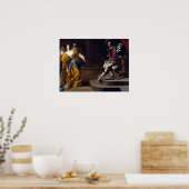 Poster Gentileschi - Esther Avant Ahasuerus 1635 (Cuisine)