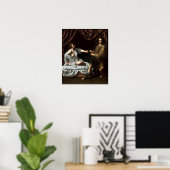Poster Gentileschi - Joseph et la femme de Potiphar (Bureau à domicile)
