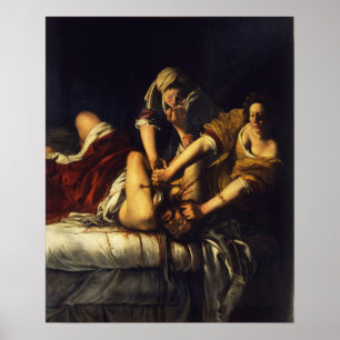 Poster Gentileschi - Judith décapite Holopherne