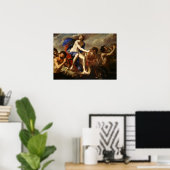 Poster Gentileschi - Le Triomphe De Galatea 1650 (Bureau à domicile)