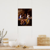 Poster Gentileschi - Lot Et Ses Filles 1638 (Cuisine)