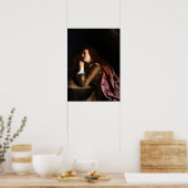 Poster Gentileschi - Madeleine Pénitente (Cuisine)