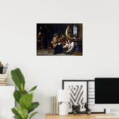 Poster Gentileschi - Naissance De Saint Jean Le Baptiste (Bureau à domicile)