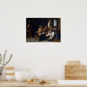 Poster Gentileschi - Naissance De Saint Jean Le Baptiste (Cuisine)