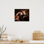 Poster Gentileschi - Samson Et Delilah (Cuisine)