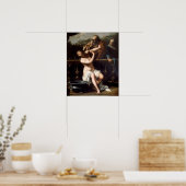 Poster Gentileschi - Suzanne et les vieillards (Cuisine)