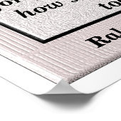 Poster Gentillesse (Coin)