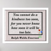 Poster Gentillesse (Devant)