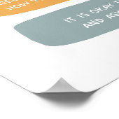 Poster Gentle Daily rappelle l'éducation émotionnelle soc (Coin)