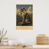 Poster Gentle Giant: Maine Coon (Cuisine)