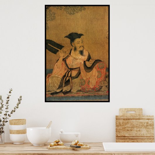 Poster Gentleman chinois (II) (Cuisine)