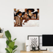 Poster Gentleman, Publicité américaine par Leyendecker (Bureau à domicile)