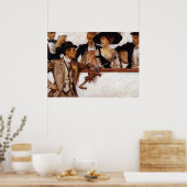 Poster Gentleman, Publicité américaine par Leyendecker (Cuisine)