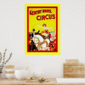 Poster Gentry Bros Circus (Cuisine)