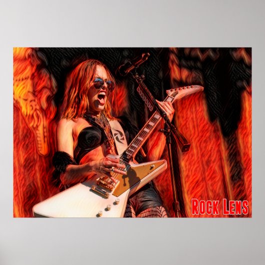 POSTER GENUINE ROCK LENS POTER (Devant)