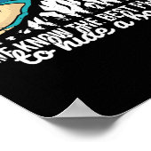 Poster Géocaching Vintage Mountain Hunt Ne Manque Jamais  (Coin)