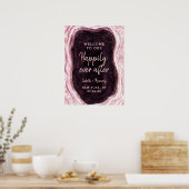 Poster Géode Bourgogne Heureux Jamais Après Le Panneau De (Cuisine)