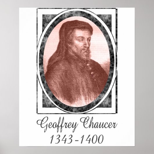 Poster Geoffrey Chaucer (Devant)
