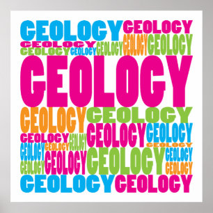 Poster Géologie colorée