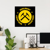 Poster géologue (Bureau à domicile)