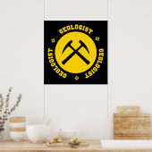 Poster géologue (Cuisine)