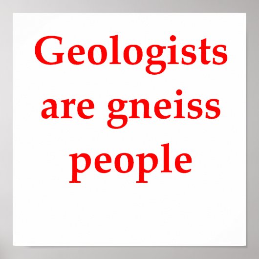 Poster geology joke (Devant)