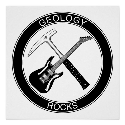 Poster Geology Rocks (Devant)