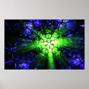 Poster Géomancie (verte)