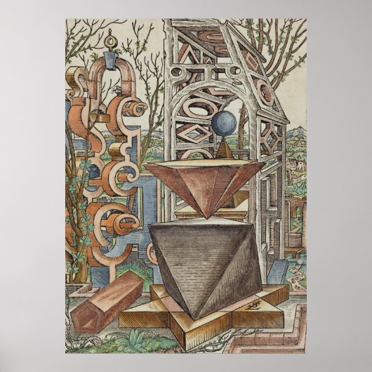 Poster Geometria et Perspectiva- III (Devant)