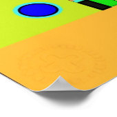 Poster. Geometric design. Golden ratio Poster (Hoek)