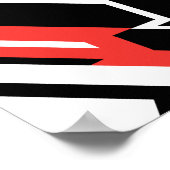 Poster Geometric Design with High Contrast Colors (Coin)